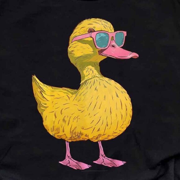 Duck Summer Wear Glasses Shirt, Vacation Shirt, Cute Duck Shirt - Picture 2 of 5